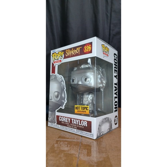Funko Pop! Vinyl Figure Rocks Slipknot Corey Taylor (Platinum) 326 - Picture 1 of 9